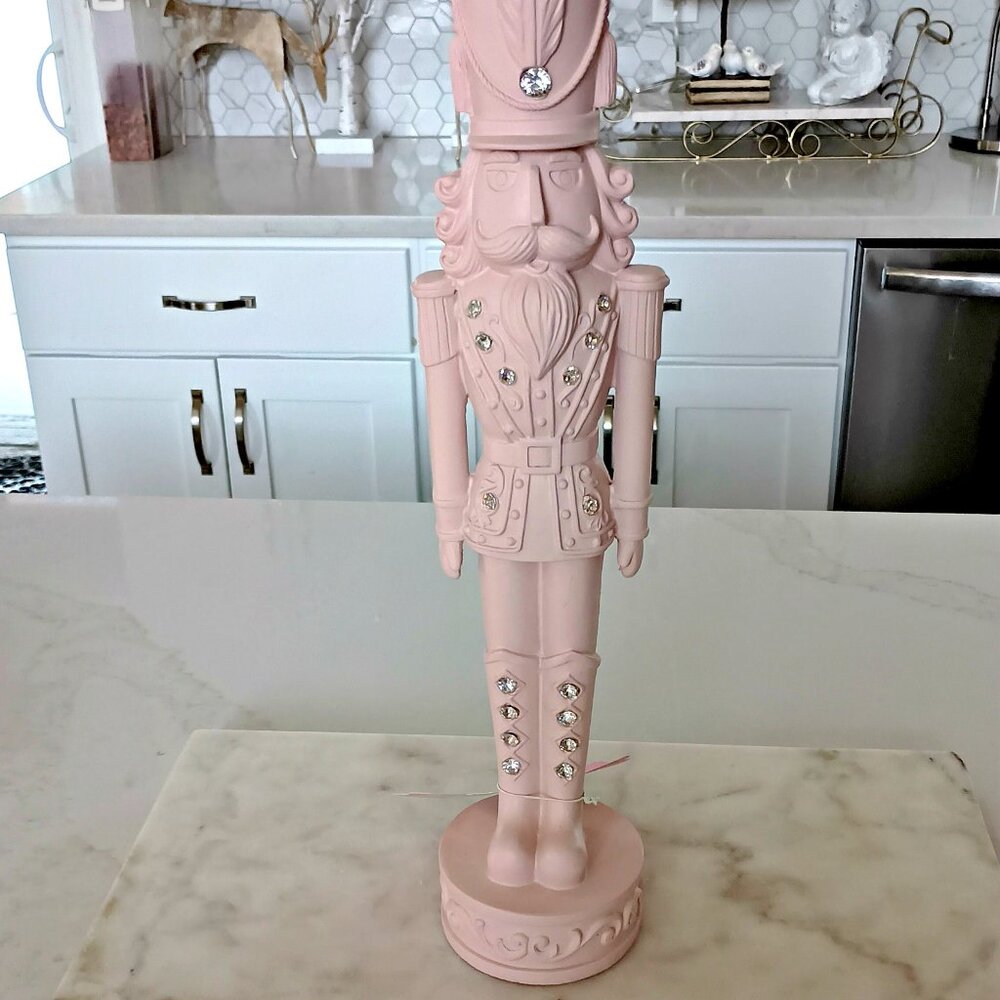 NEW! TALL 17" PINK & GEMS NUTCRACKER DECOR OH MY - Picture 5 of 5